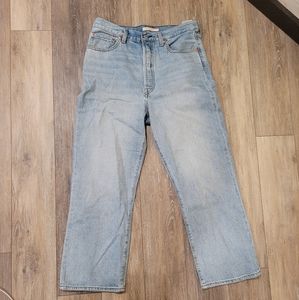 Levi Ribcage Straight - Light Wash - Size 31